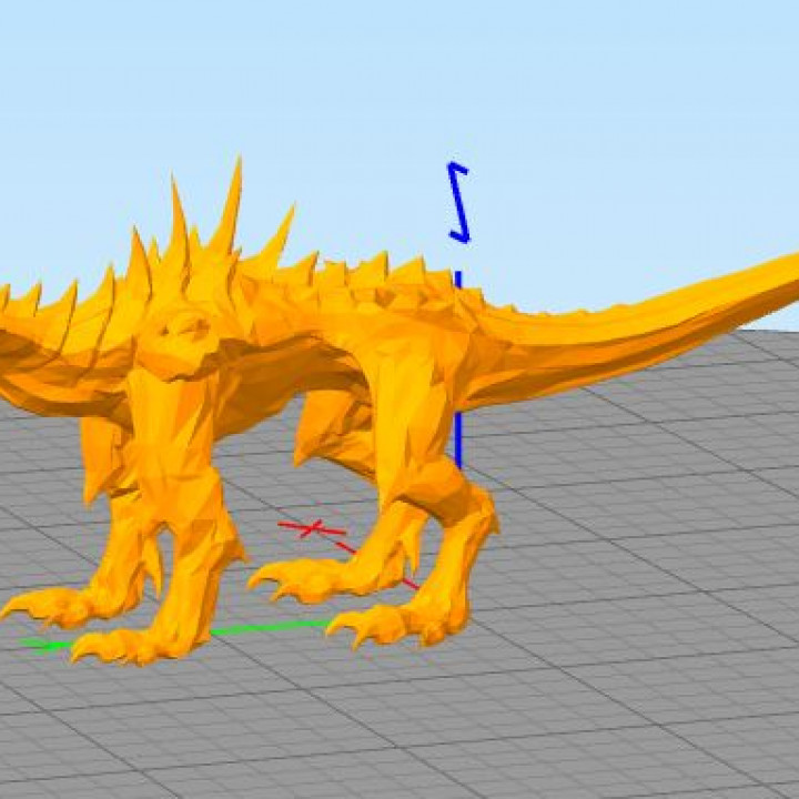 drakess Monster 3D print model - Mito3D