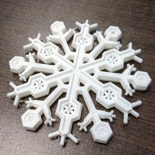 snowflake 05 jardín Navidad decoración ornamento copo nieve snow 3d print model - Mito3D