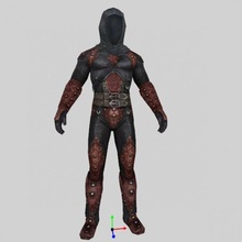 sombre fraternité armure culte Skyrim 3d print model - Mito3D