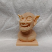 goblin bust fan art zbrush crazy grin 3d print model - Mito3D