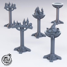 floor lamps tabletop fantasy lighting graveyard shadows castnplay reborn 3d print model - Mito3D