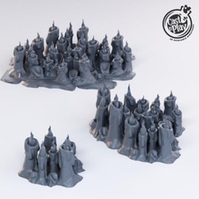candles tabletop fantasy light wax melting castnplay 3d print model - Mito3D