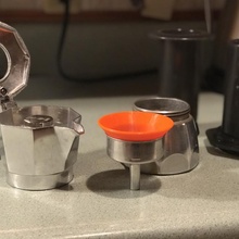 coffee funnel aeropress moka pot portafilter etc & garden cooking kitchen spill bean 3d print model - Mito3D