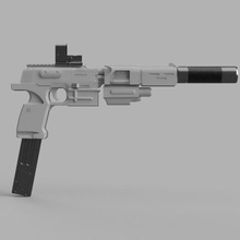 borderlands 3 Vladof pistola réplica adereços cosplay traje arma fogo suporte borderlands2 bl3 borderlands3 3d print model - Mito3D