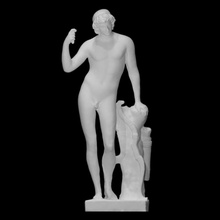 Amor Scan Pfeil Körper Zahl Bogen Eros Stehen 3d print model - Mito3D