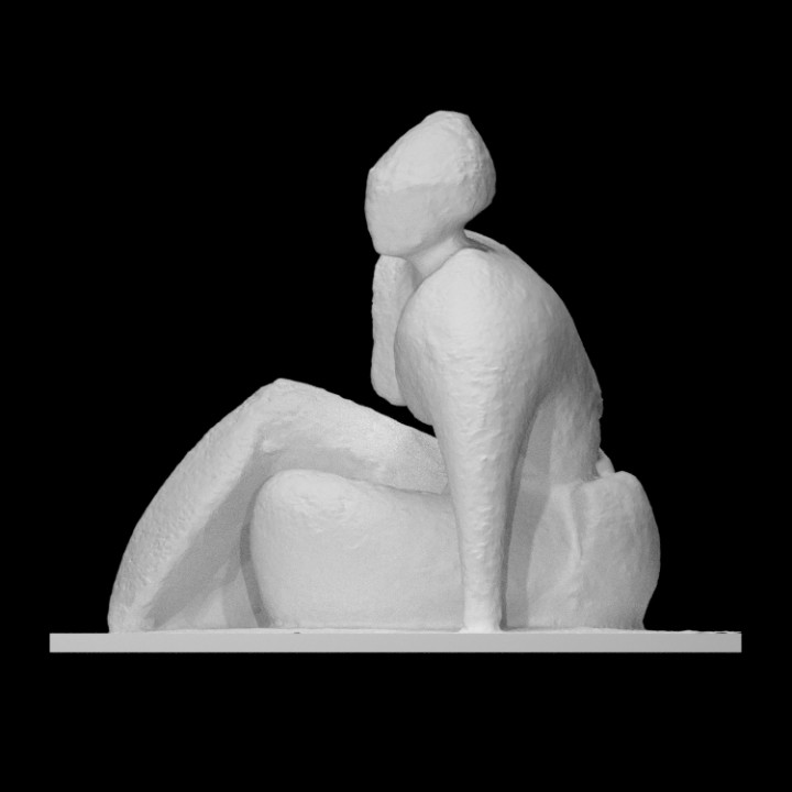 Alenka Alice analyse sculpture forma Slovénie viva ro vallée étudiant règlement Ljubljani Vojko tuhec 1971 Yougoslavie Syposium 3D print model - Mito3D