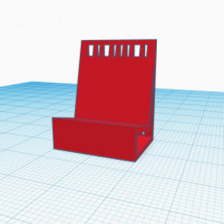 téléphone supporter code 3D print model - Mito3D