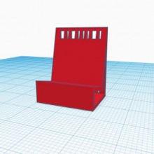 phone stand code 3d print model - Mito3D
