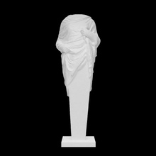 tête femelle herm analyse corps buste sculpture statue bras vêtu 3d print model - Mito3D