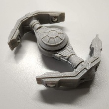 cravatta filatore combattente navicella spaziale stella guerre agitarsi 3d print model - Mito3D