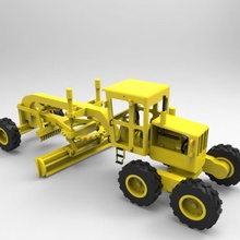road grader 3d print model - Mito3D