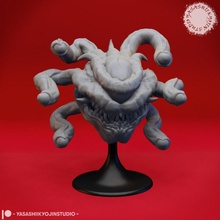 beholder eye tyrant - tabletop miniature creature dungeons monster rpg magic roleplaying spectator d&d 28mm dnd orb pathfinder 54mm 3d print model - Mito3D