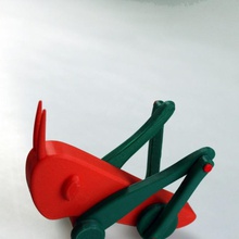 gr goire gafanhoto brinquedo puxar brinquedos games animais jogos inseto gamesandtoys pulltoy 3d print model - Mito3D