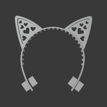 hair bands cat ears hairband 3d print model - Mito3D