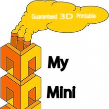 mini Fabrik logo Vorlage 3d print model - Mito3D
