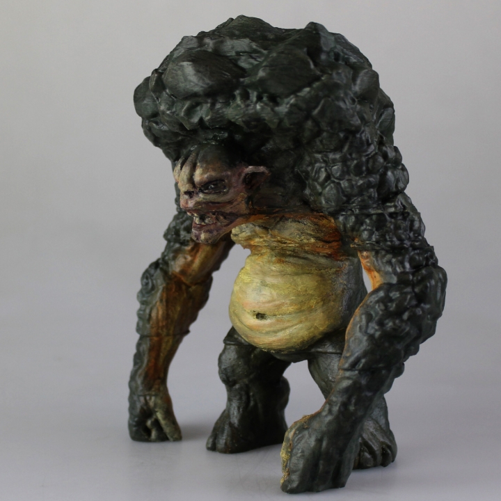 witcher bart troll fan art concept creature game zbrush thewitcher bartthetroll 3D print model - Mito3D