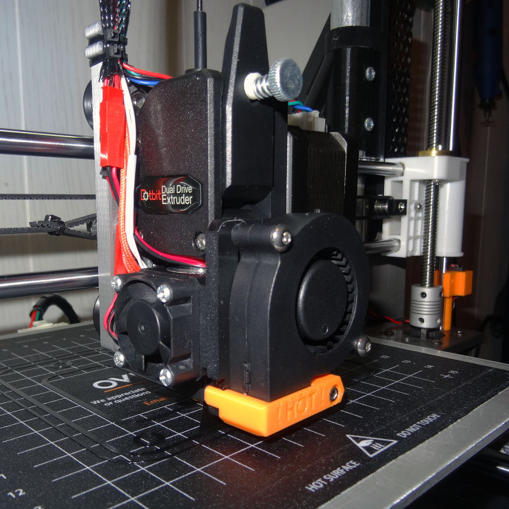 cooling bmg v6 combo fan radial e3d 5015 30mm bondtech 3D print model - Mito3D