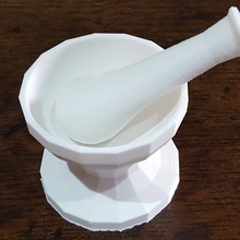 pestle mortar 3d print model - Mito3D