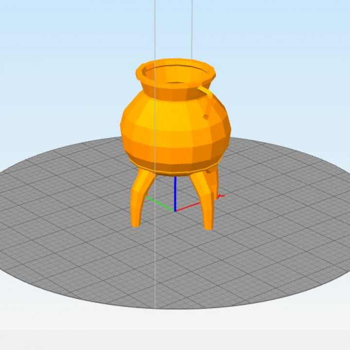 caldeirão Skyrim 3D print model - Mito3D