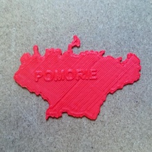 Karte pomorie Bildung 3d print model - Mito3D