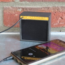 mini guitar amplifier electronics music micro 3d print model - Mito3D