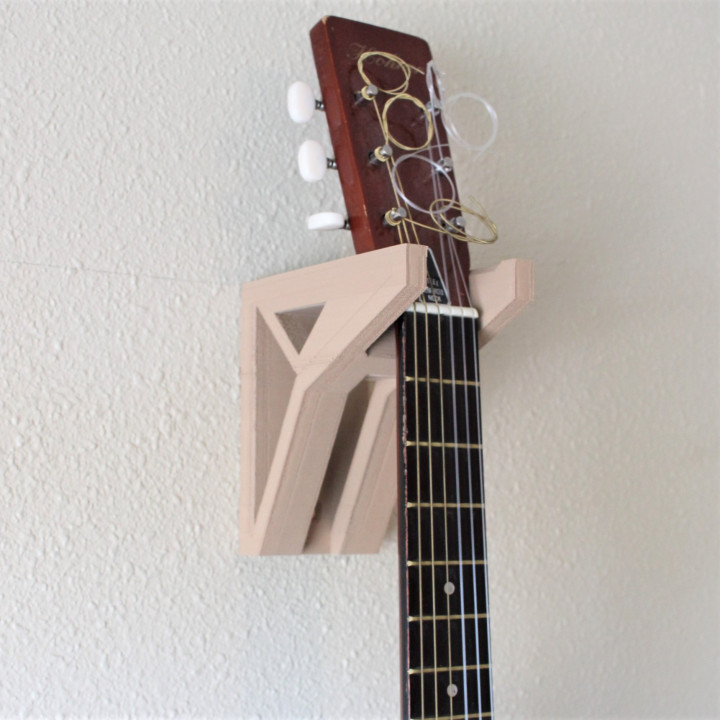 Gitarre Mauer montieren 2 Design Geschenk Musik Interiordesign Veranstalter Geburtstag Instrumente Dekor elektrische Studio organisieren Musiker Wand Dekoration Geburtstagsgeschenk Geschenke Gitarrist Geschenkideen moderndesign Spanische 3D print model - Mito3D