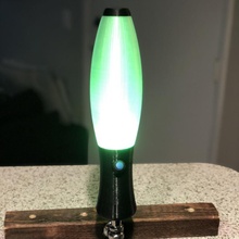 lava lamp tap handle & garden beer taphandle lavalamp 3d print model - Mito3D