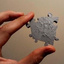 puzzle calibrazione pezzi costruire 3d stampante moonpuzzle Earthpuzzle 3d print model - Mito3D