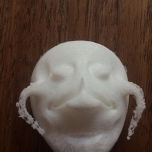 extraterrestre visage sci science fiction 3d print model - Mito3D