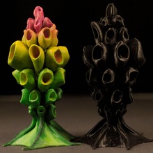 tavolo pianta hexaplant alieno vegetazione 10 40k decorazione fantasia regalo terreno miniatura fungo spugna impianti miscelatore d 28mm giochi dungeon draghi giocatore 3d print model - Mito3D