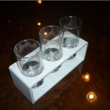 shots stand glass container 3d print model - Mito3D