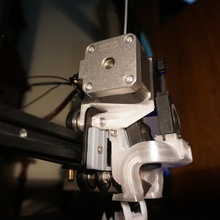 ender3 direct titan extruder mounting bracket build 3d printer mount ender cr-10 bullseye ender-3 petsfang 3d print model - Mito3D