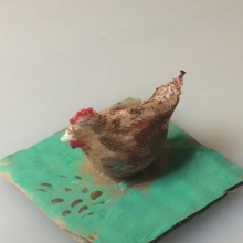 pollo animal pájaro modelo 3d print model - Mito3D