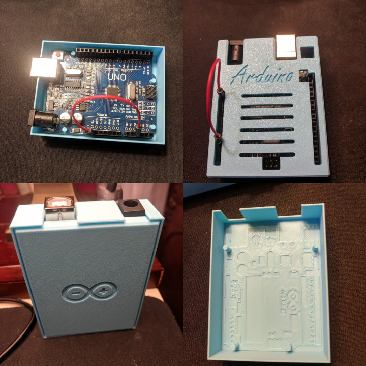 arduino durum kılıf yazı tahtası elektronik işlevsel devre uno mikrodenetleyici 3D print model - Mito3D