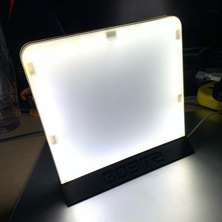 simple 15cm usb light panel led electronic ledlight 3D print model - Mito3D