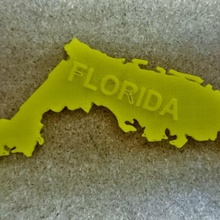 harita florida eğitim göster 3d print model - Mito3D