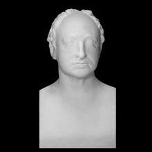 George dança jovem ra Varredura fracasso cara retrato real mármore Academia 3d print model - Mito3D