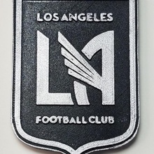 Los melekler Futbol kulüp logo hayran Sanat siyah la 3d print model - Mito3D