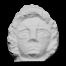 cabeça attis Caerleon romano legionário museu Varredura escultura culto Gales nacional 3d print model - Mito3D