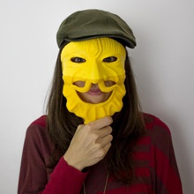 máscara adereços cosplay decoração londres carnaval 3d print model - Mito3D
