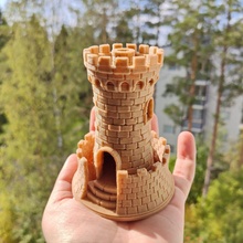 brick tower building fantasy structure castle tabletop 3d print model - Mito3D
