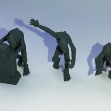 gulyabani minyatürler 28mm masaüstü fantezi rpg ölümsüz Warhammer minyatür masa oyunu dnd yol bulucu don krallar savaş kow 3d print model - Mito3D