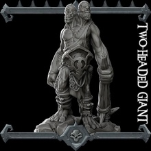 deluxe two-headed giant tabletop 3d print model - Mito3D