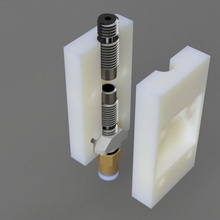 duo laser filament enceinte capteur rétractable 3d print model - Mito3D