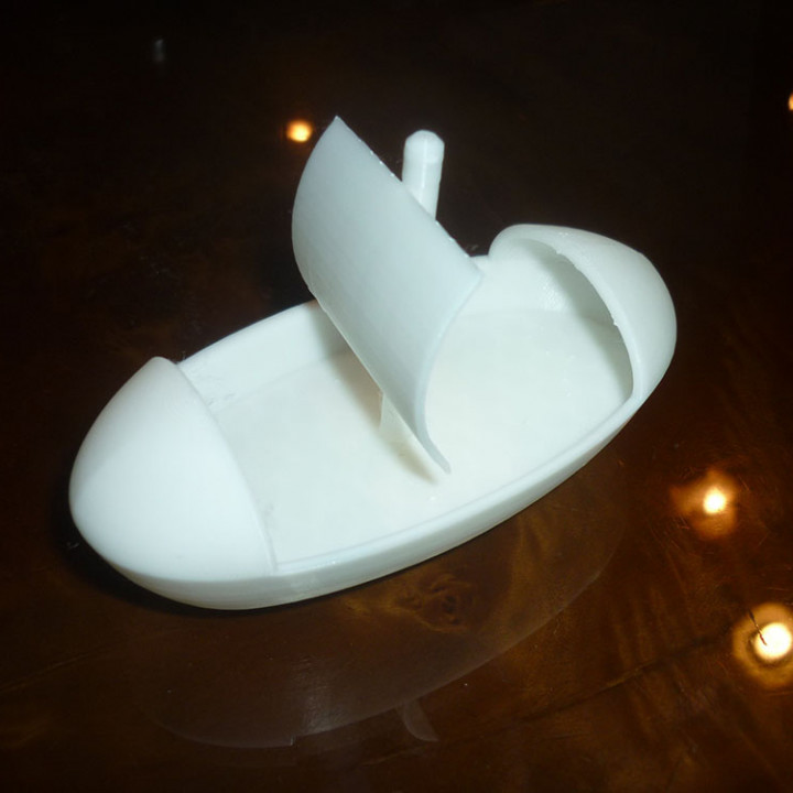 Segeln Boot 3D print model - Mito3D
