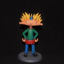 Oye Arnold figura dibujos animados humano Nickelodeon dnd Arnolld 3d print model - Mito3D