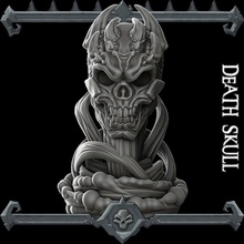 death skull tabletop 3d print model - Mito3D