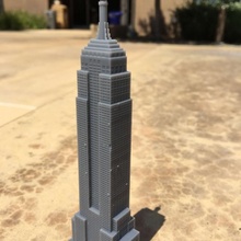 imparatorluk bina York Kent Amerika mimari modern kule Birleşik Devletleri nyc anıt Manhattan minyatür Amerikan dönüm noktası mimar torre gökdelen ny mini dünya miniworld3d Empire State 3d print model - Mito3D