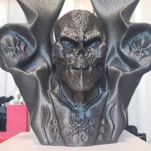 red skull fan art bust marvel redskull fanart busts redskullbust 3d print model - Mito3D