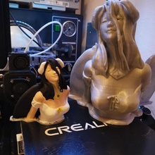 albedo bust overlord 3d print model - Mito3D